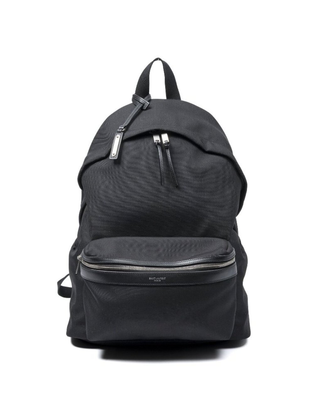 Saint Laurent City Backpack Black Canvas